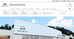 Desktop Screenshot of infinitiofwestchester.com